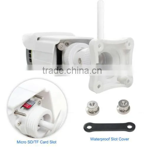 Motion Detection Waterproof Wireless P2P IP Cameras Outdoor Wifi Audio Alarm Option ip Camera photo-2