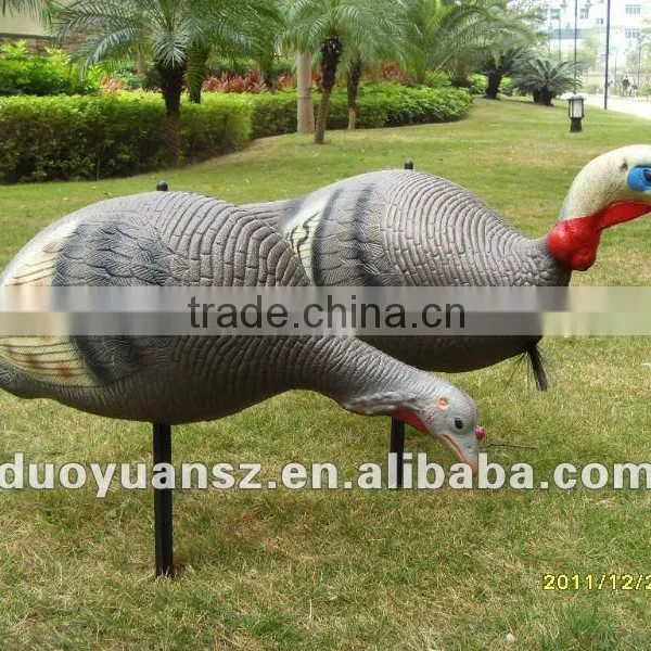 Supply Good Quality XPE Foam Painted or Flocked Outdoor Hunting Decoy Turkey, Foldable Lifelike Turkey Decoy For Sale photo-6
