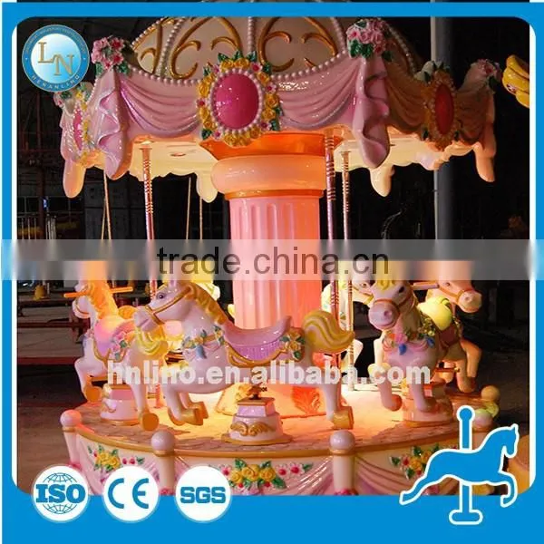 Christmas Mini Cute Musical Carnival Rides Merry Go Round for Kids photo-4