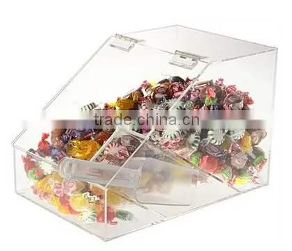 1.5 Gallon Acrylic Candy Bin w/ Scoop Holder photo-2