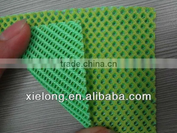 Breathable Double Colors Hole Shoe Mesh Fabric