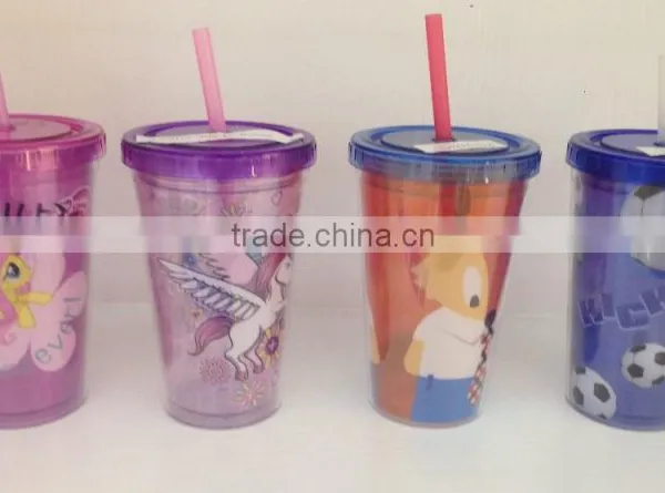 160oz Double Wall Plastic Straw Cup photo-3
