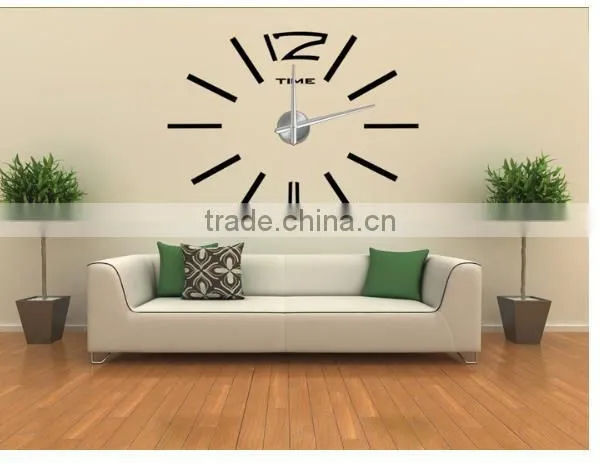 Different Types of Wall Clocks DIY 3D Wall Clock Home Decor Bell Cool Mirror Stickers Art Watch photo-6