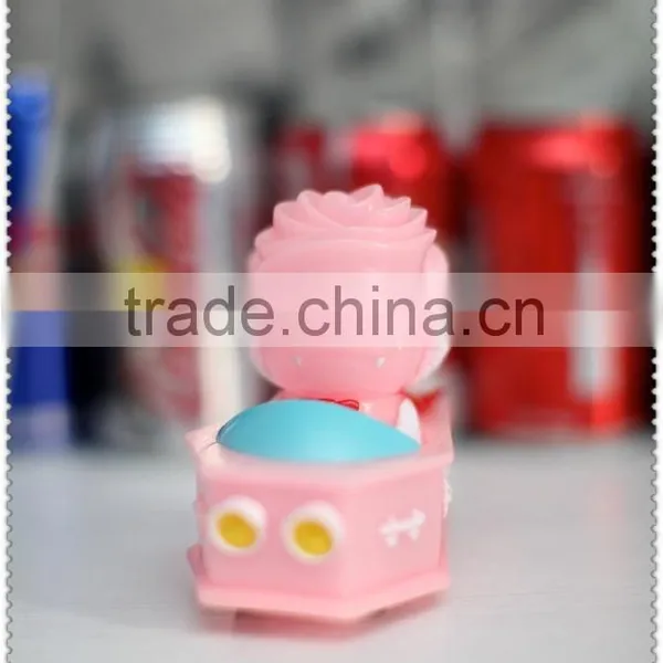 OEM PINK Rose Deliberate SUPER Vampire Mini Cartoon Vinyl Toys/Custom Kids Cute Vinyl Toys/Plastic Cartoon Vinyl Toys Factory photo-5
