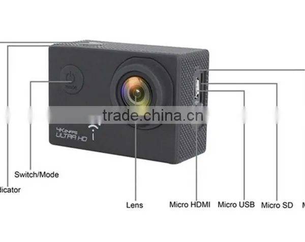 CE Certification 4k 30fps Action Pro hd Video Camera photo-3