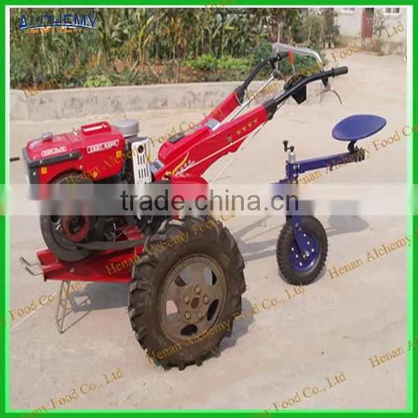 Agriculture Hand Tractor for Sale With Seat Rotary Cultivator Electric Start Wood Packing Install Video and Random Small Tools photo-2