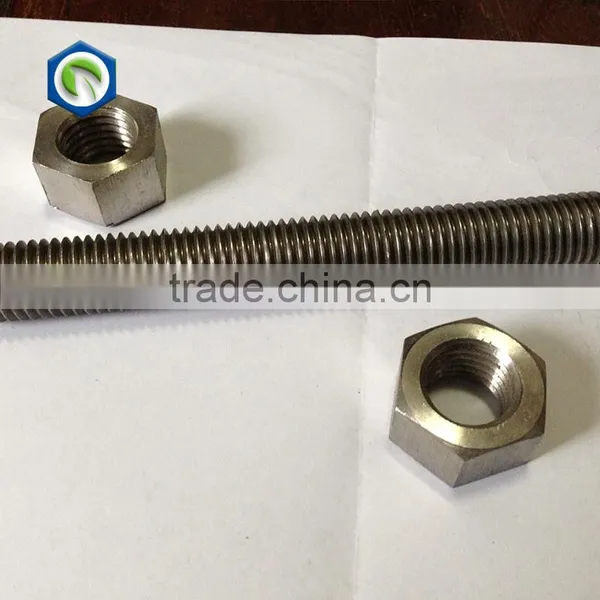 Hastelloy C-22 Hardware Stainless Steel Bolt Hollow Acme Threaded Rods
