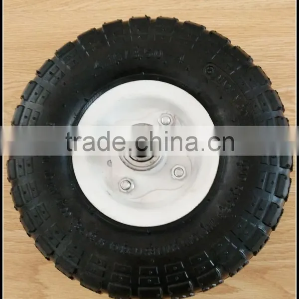4.10/3.5-4 PU Sack Hand Truck Wheel photo-5