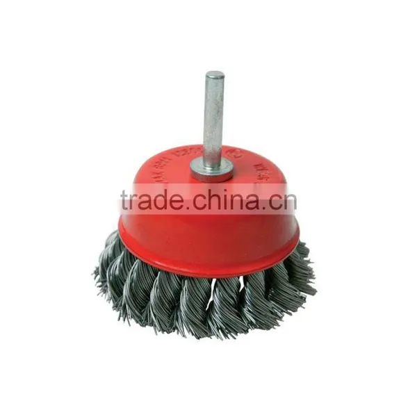 High Quality Twisted Stainless Steel Wire Cup Brush for Machine Polishing photo-5