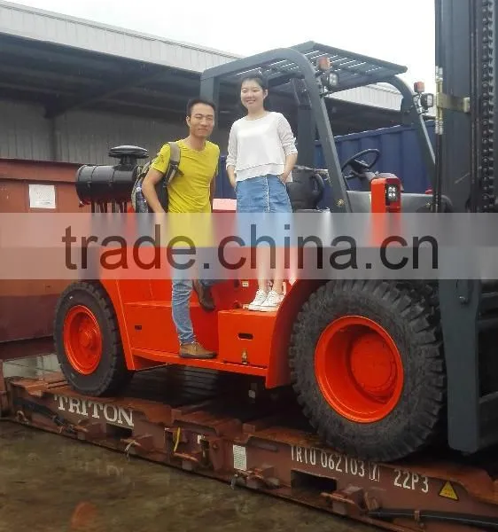 China Top1 Forklift Automatic Transmission H Series 12Ton 12000KG Heli Brand Forklift Truck Price photo-2