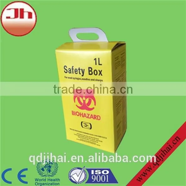Free Samples High Quality Medical Equipment Kraft Waste Bin for Syringe 10L photo-2
