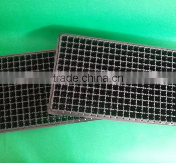Deep Plastic Seedling Growing Tray Breeding Tray for Greenhouses photo-2