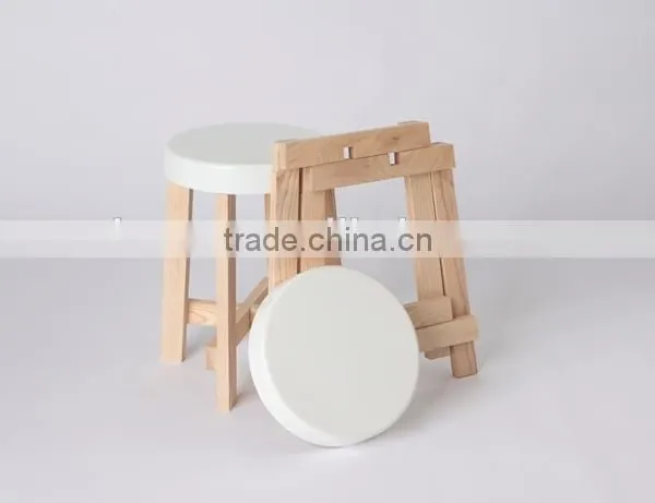 Wooden Chair Wooden Side Chair Color Painting photo-6