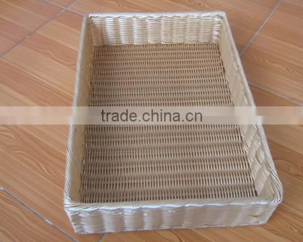 Wholesale Plastic Bread Baskets Plastic Woven Basket photo-4