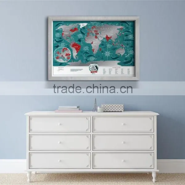 Scratch Places Off World Map Places I've Been Travel Map Great Scratchable Map Gift For Any Traveler photo-5