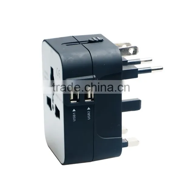 Factory Price USB Universal Portable Travel Plug Unique Travel Plug Superb Quality AC 250V Customized With Double USB Port photo-6