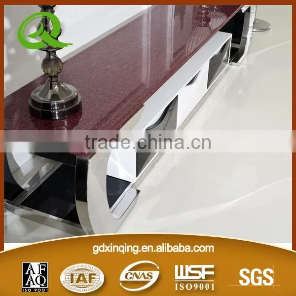 E347 Wholesale Price Modern Stainless Steel TV Stand photo-2