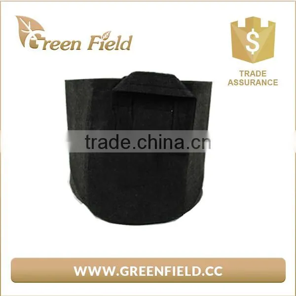 High Quality Black Breathable Felt Fabric Grow Bags photo-2