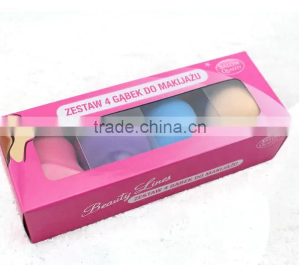 4 Pieces Latex Sponge Makeup Blender Sponge for Liquid Creams and Powders photo-3