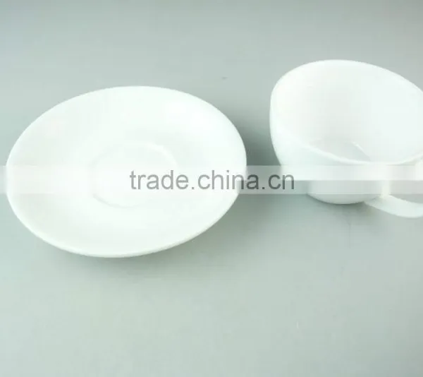 Cheap White Porcelain Coffee Tea Set Tableware Cup and Saucer photo-2