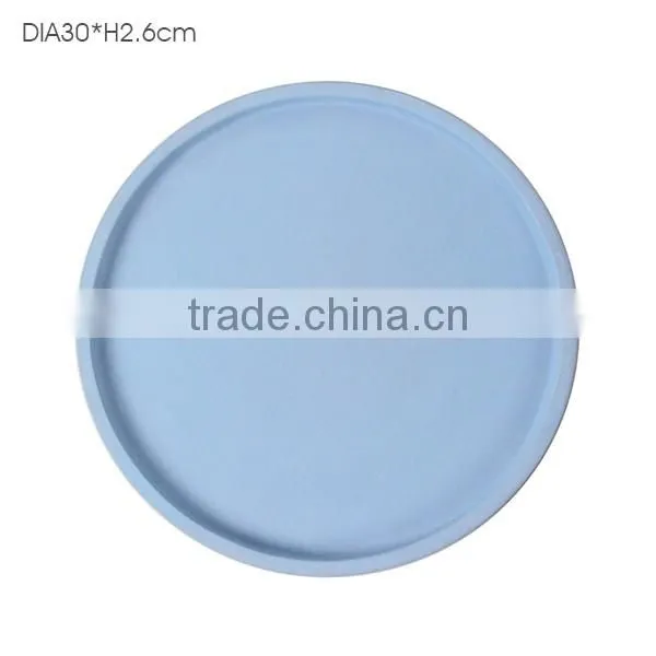 OEM Wholesale Cheap Oval Cement Concrete Plate/ Fruit Tray With Print photo-4