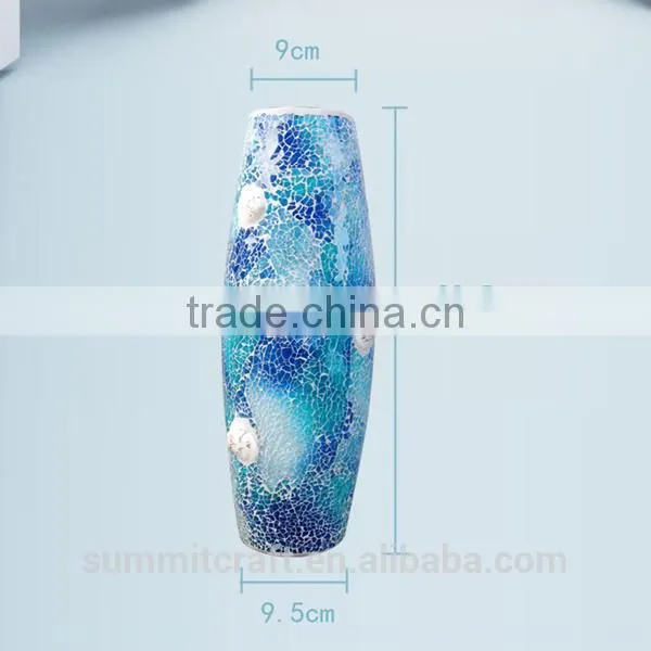 Floor Standing Glass Mosaic Flower Vases photo-5