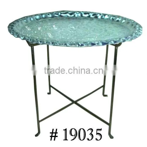 Round Embossed Coffee Table photo-3