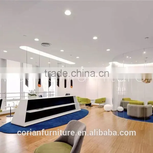 100% Acrylic Solid Surface Interior Decorating Wall and Furniture for Office photo-2