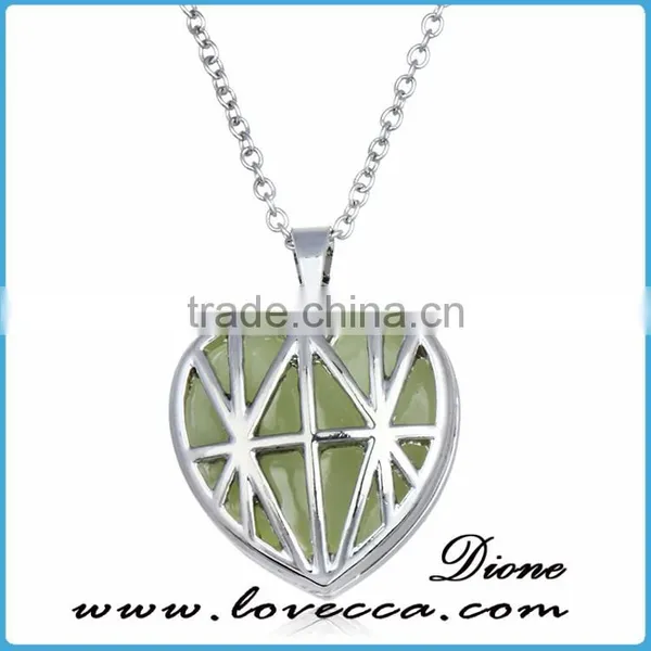Magic Round Fairy Locket Pendant Gift Luminous Glow in the Dark Necklace photo-2