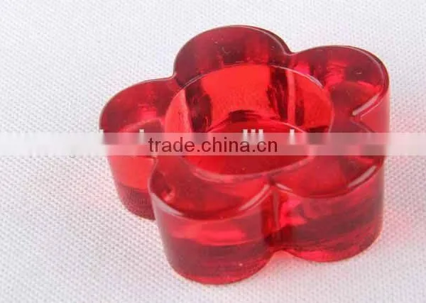 Flower /star Design Glass Candle Holder photo-2
