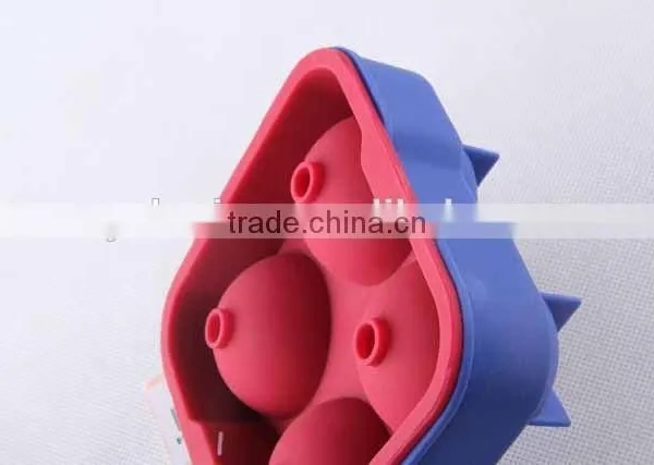 Spherical Shell Square Silicone Ice Cube Mold Ice Container photo-4