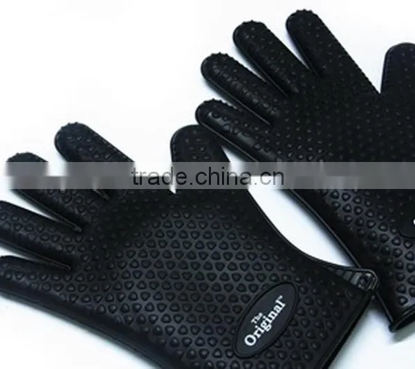 Heat Resistant Home Kitchen Silicone Oven Gloves photo-4