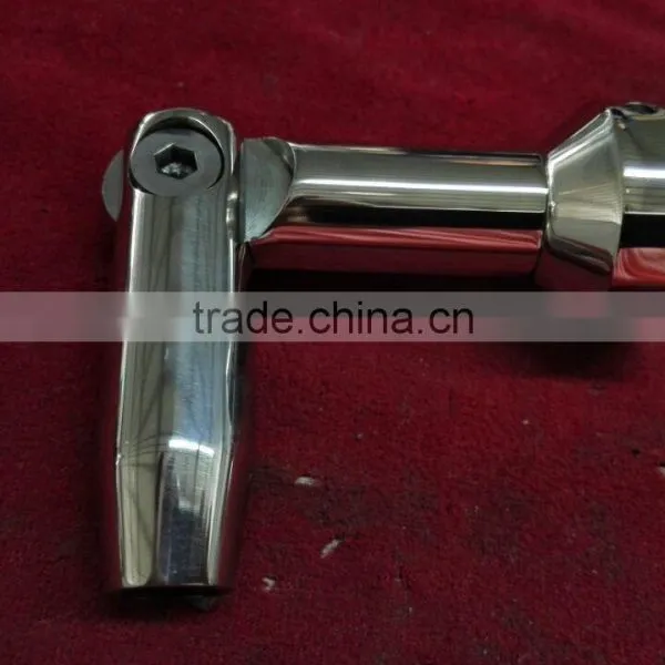 Stainless Steel Modern Tempered Glass Canopy Front Glass Bracket photo-3