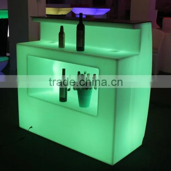 Outdoor Weatherproof Rechargeable Glowing Color LED Bar Furniture photo-6