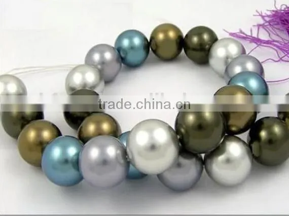 Mix Color Loose South Sea Shell Pearl Strand photo-3