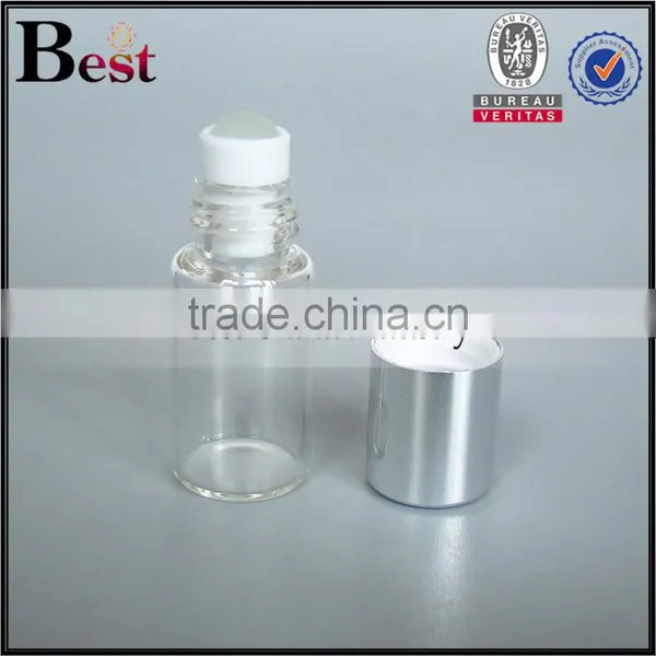Hot Products Small Travel 10 ml Roll on Bottle Clear Fragrance Perfume Tube Glass Bottle Roll on 8ml Vial photo-2