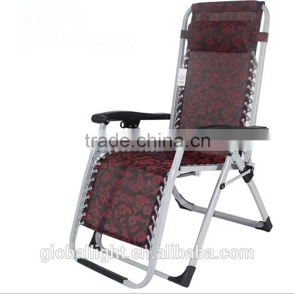 Metal Folding Zero Gravity Chair Portable Comfortable Camping Bed Beach Chair photo-2