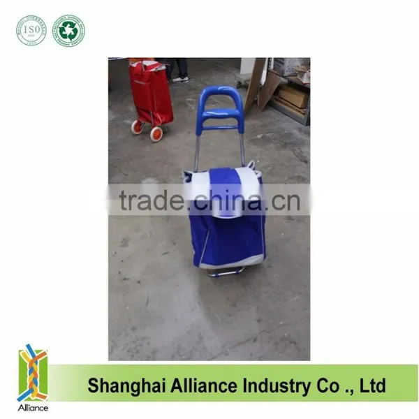China Factory Foldable Vegetable Trolley Shopping Bag With Wheels photo-4
