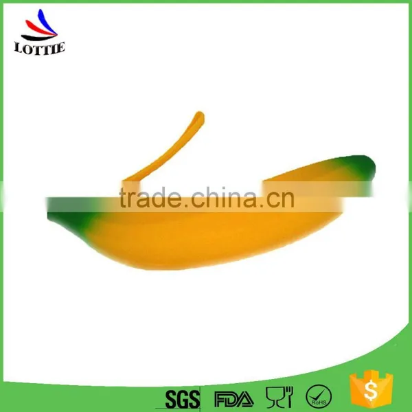 Lottie New Product Wholesale Coin Purse Banana Shaped School Silicone Children Pencil Bag photo-3