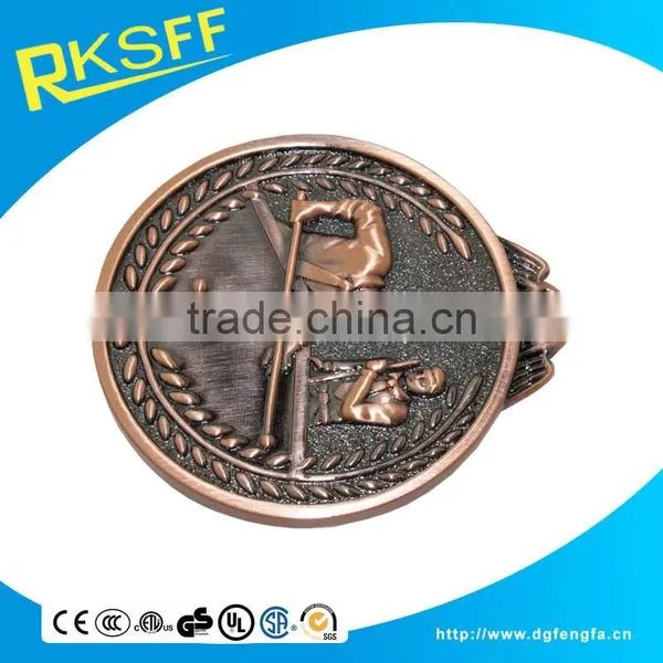 Factory Best-seller Purple Bronze Plating Metal Medal on Promotion photo-3