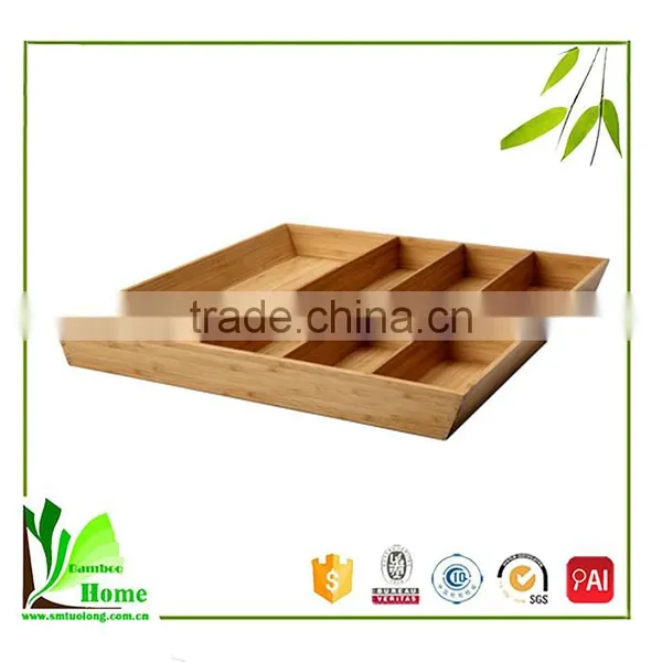 Customized High Quality Wooden Cutlery Tray photo-4