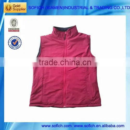 JAC apparel stock padded vest womens wholesale clothing