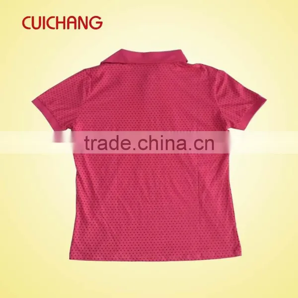 Wholesale Heat Transfer/silk Screen Print Polyester/cotton Custom Design Jersey Polo Shirts MQF-072 photo-2