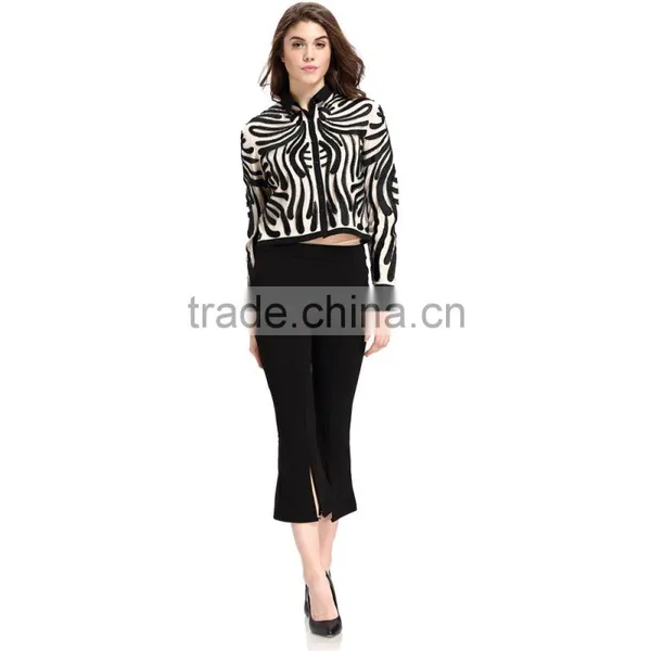 Domin Fashion Latest Beading Style Woman Jacket photo-3