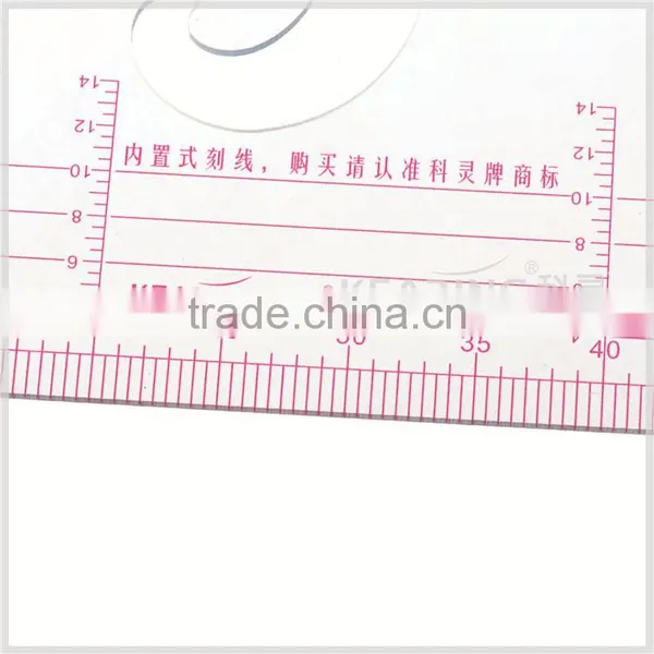 Kearing Luxury Plastic Rulers With Sandwich Line Scale Rulers 1/4,1/5 #8545 photo-4