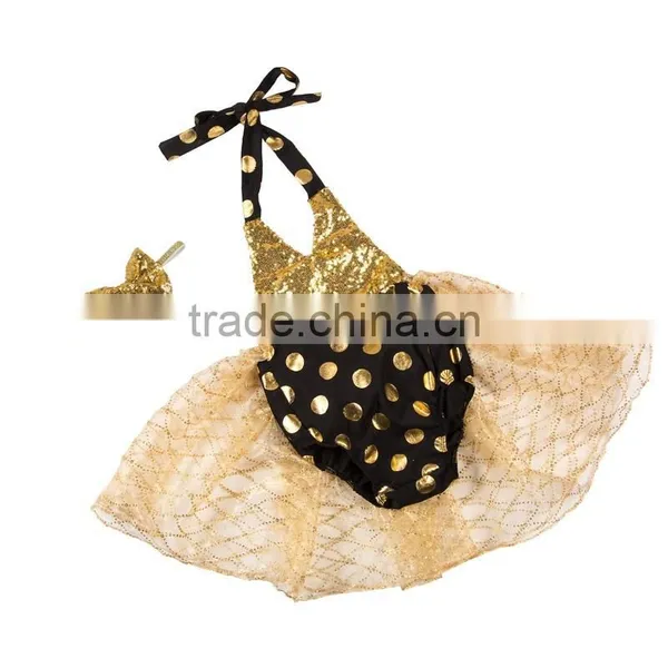 Newest Birthday Kids Tutu Skirts Sequin Romper Tutu Set 2 Piece Skirt Sets photo-6