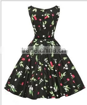 Walson F20196A Wholesale Pinup Clothing 50's Dresses Retro Vintage Style Prom Bridal Swing Dance Dress for Women photo-3