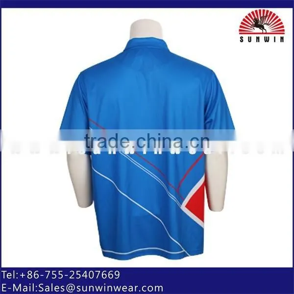 Men's Sportswear Custom Sublimated Table Tennis Jersey Wholesale Made in China photo-2