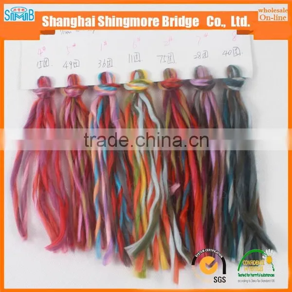 Yarn Supplier Cheap Wholesale High Quality Top Dyed 100 Acrylic 2 Ply Roving Yarn for Hand Knitting photo-4