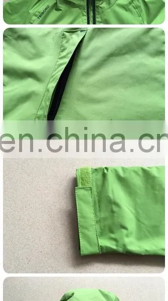 OEM Factory Nylon With PU Coating Children Warm Waterproof Ourdoor Jacket With Fleece photo-2